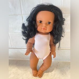 Adorable Black-Haired Baby Doll